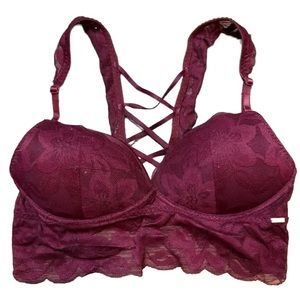 Victoria’s Secret PINK lace push up bralette size small
